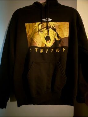 Naruto Graphic Black Hoodie